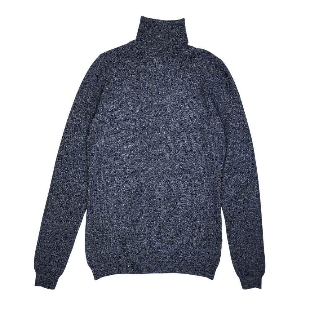 Uniqlo 100% Cashmere Turtleneck Sweater Dark Grey Charcoal Quiet Luxury S